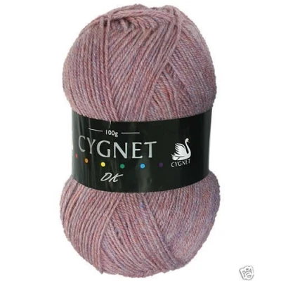 Image of Cygnet DK Double Knitting Acrylic Yarn / Wool 100g 150 HEATHER