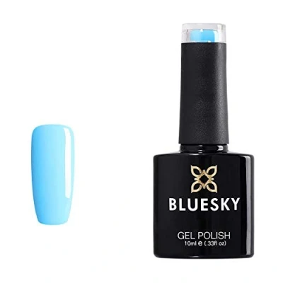 Image of Bluesky Gel Polish Pacific Blue Neon19 Nail 10ml