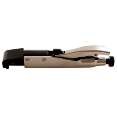 Image of PowerTec 91366 Self Locking Multi Grip Plier Straight Jaws, Silver