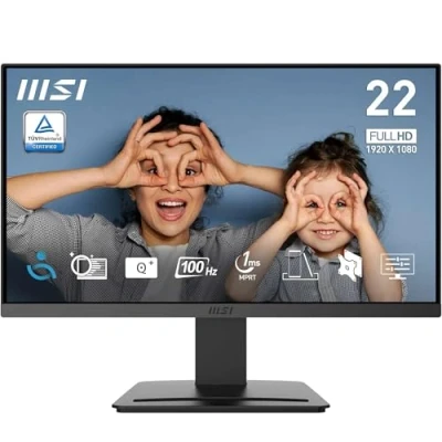 Image of MSI PRO MP223 E2 21.45 Inch Full HD Office Monitor 1920 x 1080 Resolution, 100Hz, Eye Friendly Screen, Tilt Adjustable HDMI™ 1.4b, DisplayPort 1.2a