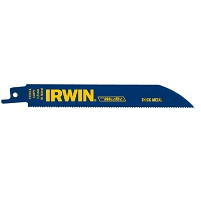Image of Irwin 10506424 Metal Cutting 614R Sabre Saw Blade (Pack of 2)