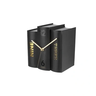 Image of Karlsson, table clock, Paper, Black, One Size