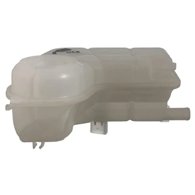 Image of 8E0121403 Expansion Tank FEBI BILSTEIN 44744 with coolant level sensor without lid AUDI: A4 B7 Avant, Convertible, B6 Avant