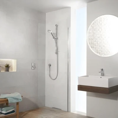 Image of Aqualisa VSQ.A1.BV.23 Visage Q Smart Shower Concealed with Adjustable Head for HP/Combi Systems