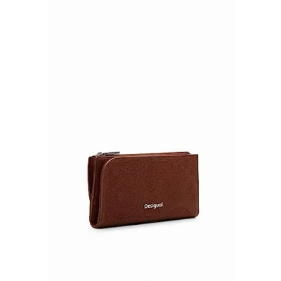 Image of Desigual Women Mone_Dejavu INES bi fold Wallet, Brown, 18.5