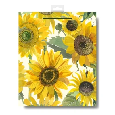 Image of Emma Bridgewater Sunflowers Large Gift Bag Wrapping Accessory 613524 by Woodmansterne