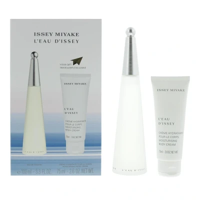 Image of Issey Miyake L&#039;Eau d&#039;Issey Eau de Toilette 100ml Gift Set 2023 (Contains EDT, 10ml Travel Spray and 50ml Body Lotion)