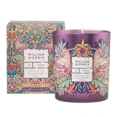 Image of William Morris At Home Bird &amp; Yare Clementine Clove Scented Candle 180g
