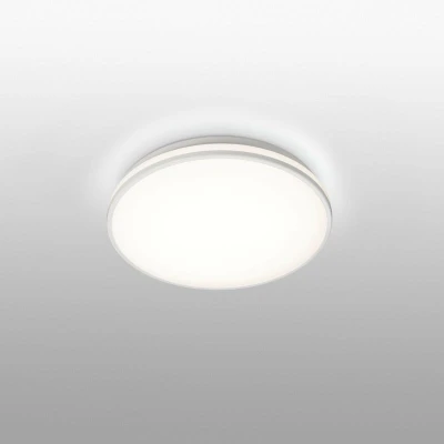 Image of Foro LED Bathroom Flush Ceiling Light White IP44