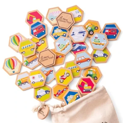 Image of New Classic Toys 10831 Memory Game Vehicles