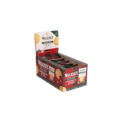 Image of Walker&#039;s Shortbread Gluten Free Rounds, Traditional Pure Butter Scottish Recipe. 30g (Pack of 60) [Packing May Vary]