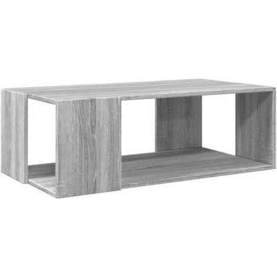 Image of vidaXL Coffee Table Grey Sonoma 89.5x48x30 cm Engineered Wood