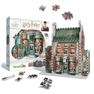 Image of Wrebbit 3D CSGDIAGON6 Harry Potter Jigsaw Puzzle, Multi Coloured