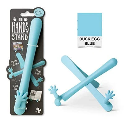 Image of IF The Hands Stand, Free Reading Tablet &amp; Book Holder Duck Egg Blue