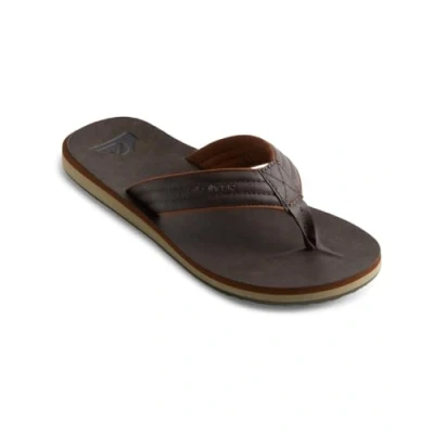 Image of Quiksilver Carver Tbar sandals, Men&#039;s, Size: 13, Demitasse High quality imitation leather