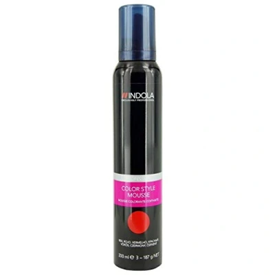 Image of Indola Hair Colour Style Foam, 200 ml, Red