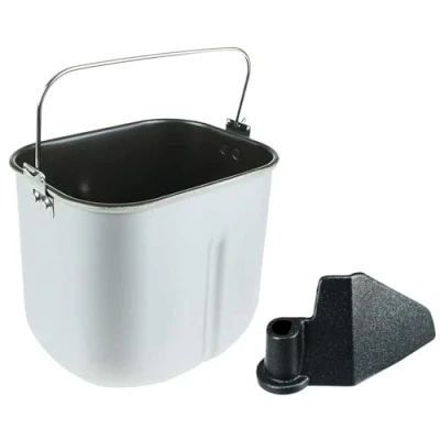 Image of SPARES2GO Baking Pan + Kneading Blade Arm Compatible with Morphy Richards 48319 48320 48321 Breadmaker