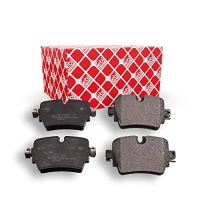Image of C2D40929, C2D49906, T2R7945 Brake pad set FEBI BILSTEIN 116416 Rear Axle prepared for wear indicator JAGUAR: XJ Saloon, S Type, F Type Coupe