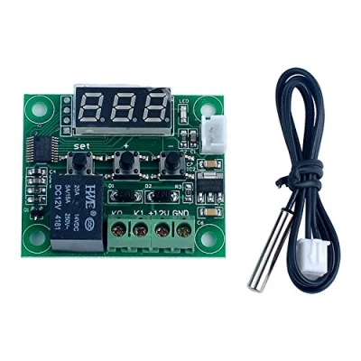 Image of DollaTek 50 110C W1209 DC 12V Digital Mini Thermostat Temperature Controller Control Switch Sensor Module
