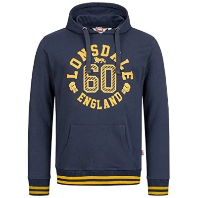 Image of Lonsdale men&#039;s hooded sweatshirt slim fit MAMHEAD XL