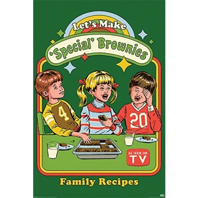 Image of Pyramid International Poster Steven Rhodes Lets Make Special Brownies, Non Laminated, Bunten, 61 x 91.5 cm, PP34549