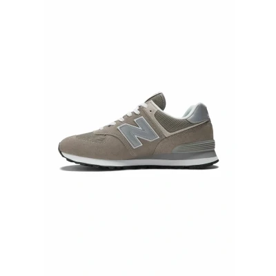 Image of New Balance 574 Trainers, Men&#039;s, Size: 7.5, Grey white shoes