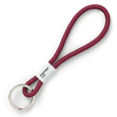 Image of Copenhagen Design PANTONE key Chain S, short hanger, nylon, aubergine, 229 C,101300229