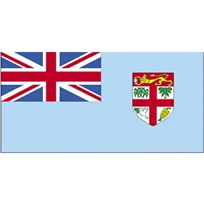 Image of 5ft x 3ft Fiji National Flag Sporting Events Pub BBQ Decorations For Rugby Football Sports World Cup 2023 Banner Fan Support Table Cover