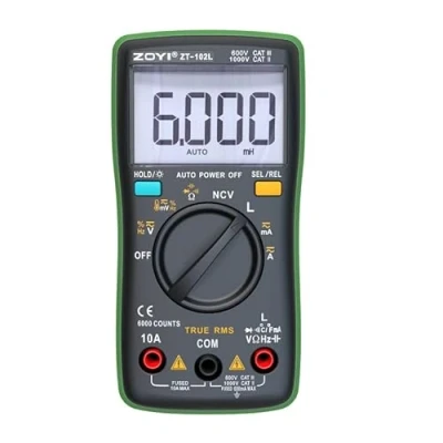 Image of ZOYI ZT 102L ，Inductance Meter Multimeter Tester T RMS 6000 Counts，60H LCR Meter，AC DC Current、Voltage Up to 600A, 600V Amp Meter, Voltage Tester、Voltmeter