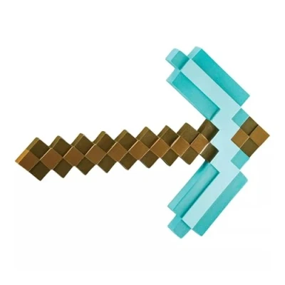 Image of Disguise Minecraft Diamond Pickaxe Accessory,XL