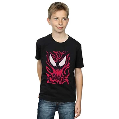 Image of Marvel Boys Venom Carnage T Shirt Black 12 13 Years