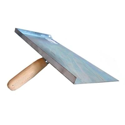 Image of Mortar Holder with Wooden Handle, Pointing, Bricklaying, Hawk, Jointing, Shovel, Stand, DIY (K1610)
