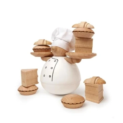Image of Kikkerland Balance The Baker Board Game