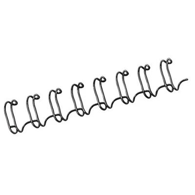 Image of Fellowes 8mm Wire Binding Combs, 100 Pack Black