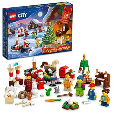 Image of LEGO City 60352 Advent Calendar 2022 Age 5+ 287pcs, Multicolor