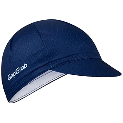 Image of GripGrab Lightweight Summer Cycling Cap UV Protection Under Helmet Visor Mesh Hat Thin Breathable SPF Bicycle Headwear Navy Blue
