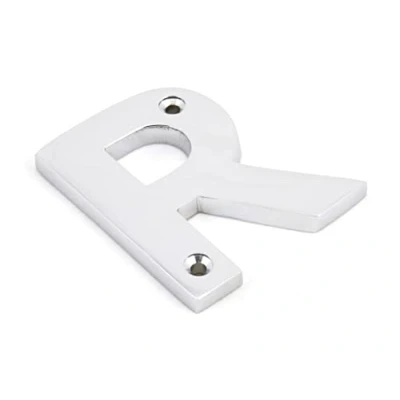 Image of From the Anvil 83802R Letter R Polished Chrome