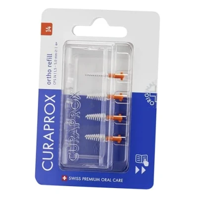 Image of Curaprox CPS 14 Ortho Refill 4X Orange