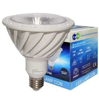 Image of 18w LED PAR38 Spot Light Bulb Warm White COB E27 Lamp