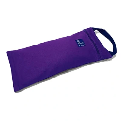 Image of 100% Cotton Yoga Sandbag with zipper inner case and outer cover (Purple)