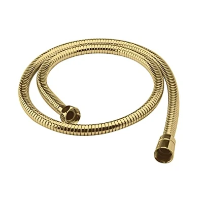 Image of nuie A891 Accessories Modern Bathroom Round 1.5m Shower Flex, 1500mm, Brushed Brass