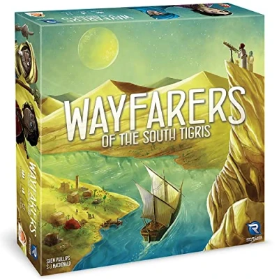 Image of RENEGADE GAMES Wayfarers of The South Tigris Dice Placement Strategy Board Game, Ages 14+, 1 4 Players, 60 90 Min