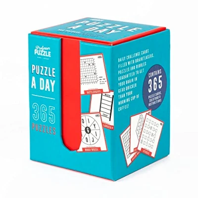 Image of Brain Training The Daily Cranium IQ Quiz 365 Teaser Puzzles &amp; Riddles by Professor Puzzle.