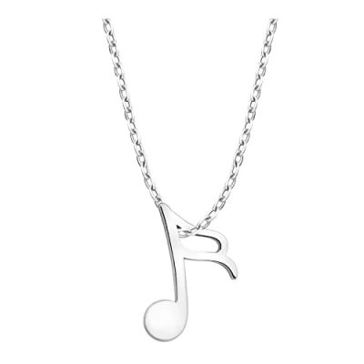 Image of Sofia Milani Women&#039;s Necklace 925 Silver Music Crotchet Note Pendant N0588