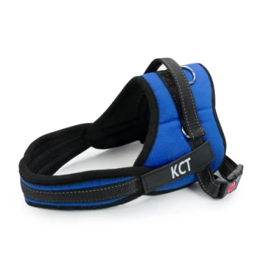 Image of KCT No Pull Dog Harness Extra Large (XL) Blue Soft Padded Adjustable Vest Easy Control