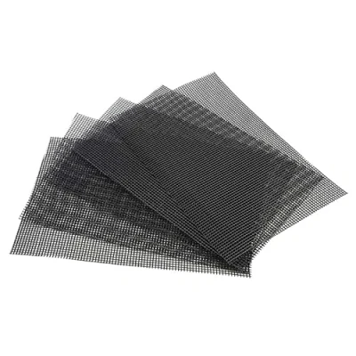 Image of Jeffergarden Pack of 5 Pot Mesh Mat Plant Bonsai Gardening Flower Hole Pad Potting Soil Bottom Grid (30 x 20 cm)