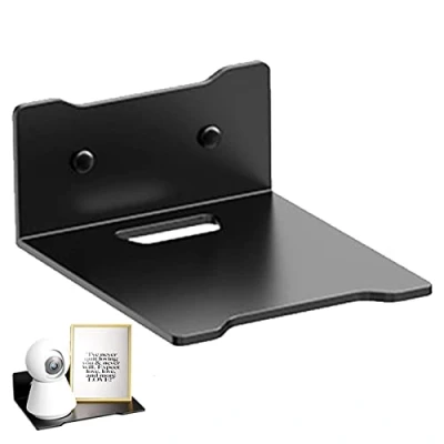 Image of A/R Router Wall Shelf Holder Camera Display Shelf,Floating Entertainment Center Shelves Mounted Small Projector Metal Rack AV