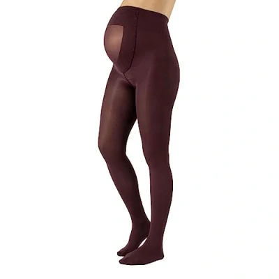 Image of CALZITALY Cashmere Wool Tights, Warm Winter Pantyhose, Thick 150 Den, S, M, L, XL, XXL, 3XL, 4XL Italian Hosiery (M, Portwine)