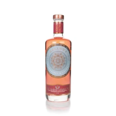 Image of Mallows Gin, Strawberry and Coconut Premium Perfect Gin Gift, Hand Made in Wales, 70cl (40% ABV)