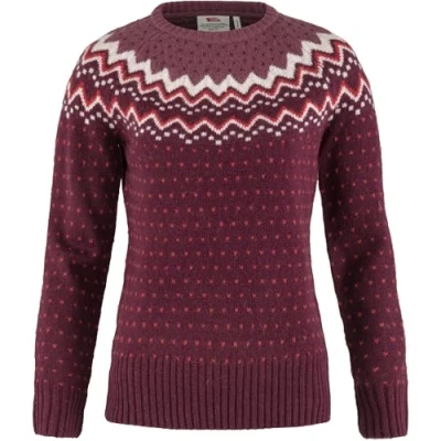 Image of FJALLRAVEN F89941 356 Övik Knit Sweater W Dark Garnet M